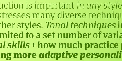 Foreday Semi Serif Font Poster 5